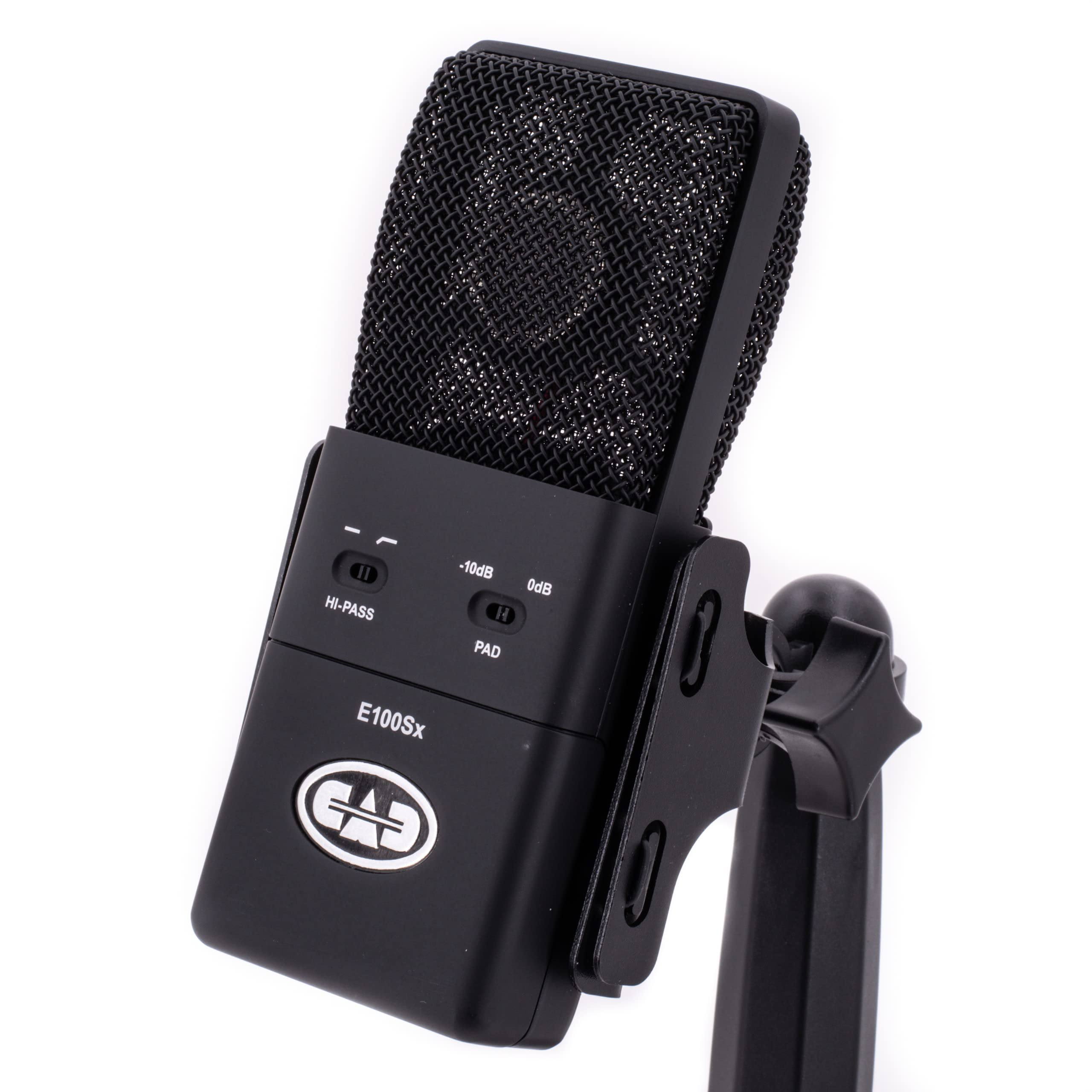 CAD Audio E100SX Large Diaphragm Supercardioid Condenser Microphone ,Black